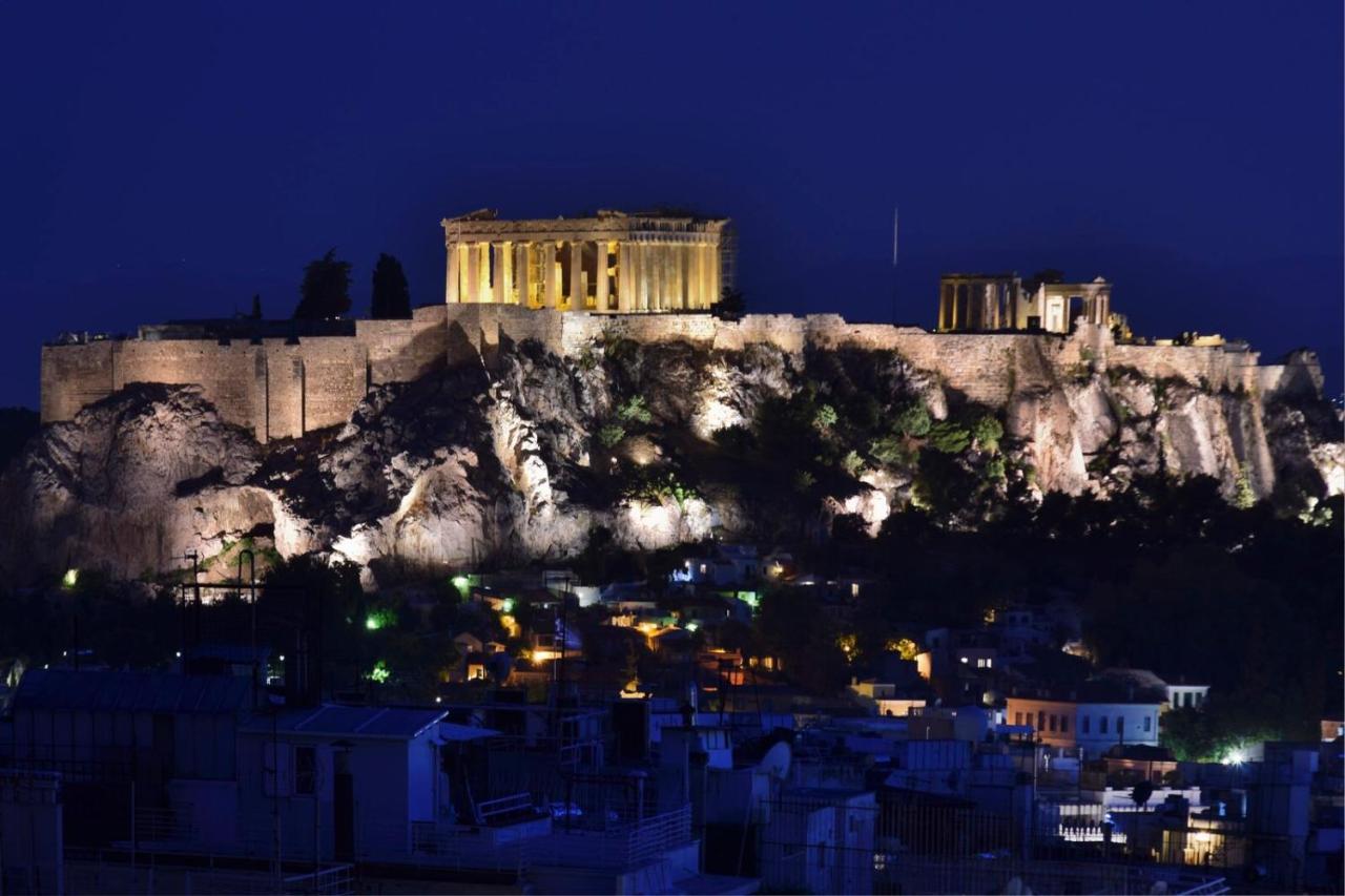 Apartamento Kolonaki Penthouse Panoramic Acropolis View Atenas Exterior foto